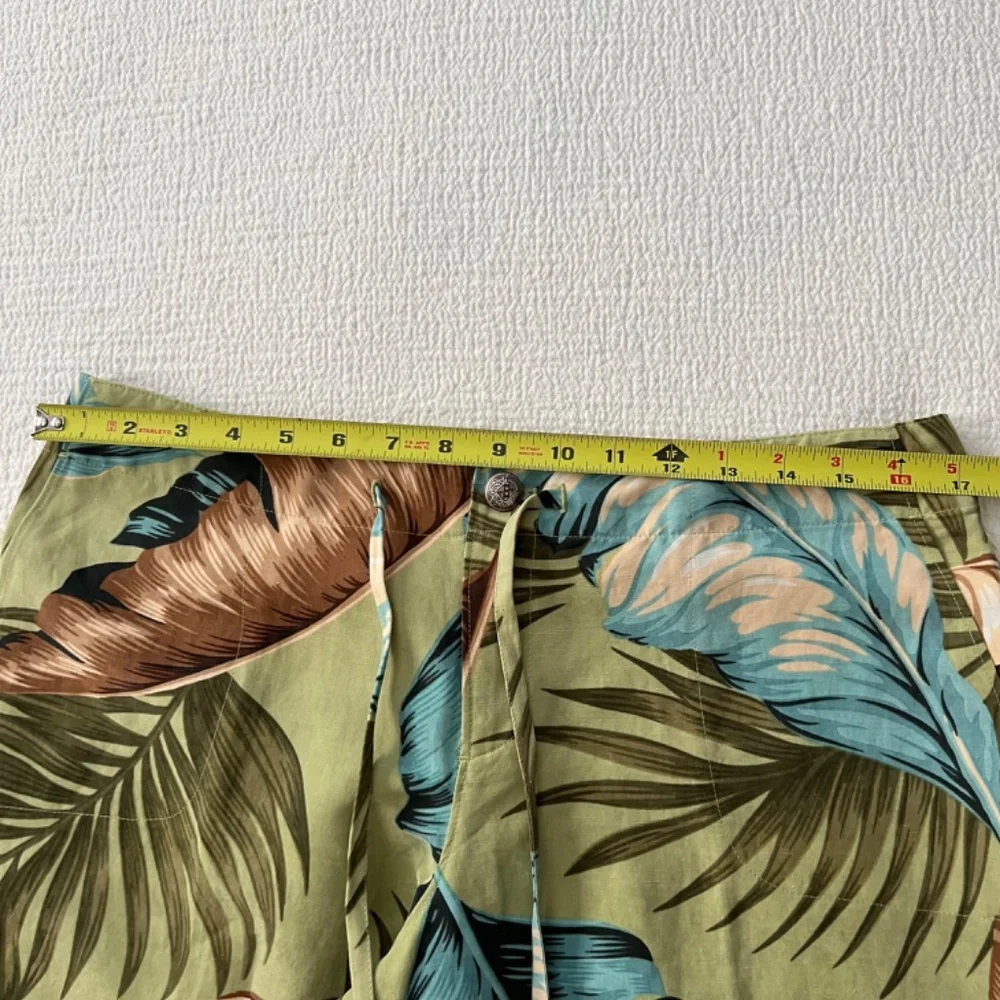 Tommy Bahama NWOT Women Silk Linen Tropical Trio Of Palms Palazzo Pants Size 10 - Picture 5 of 12